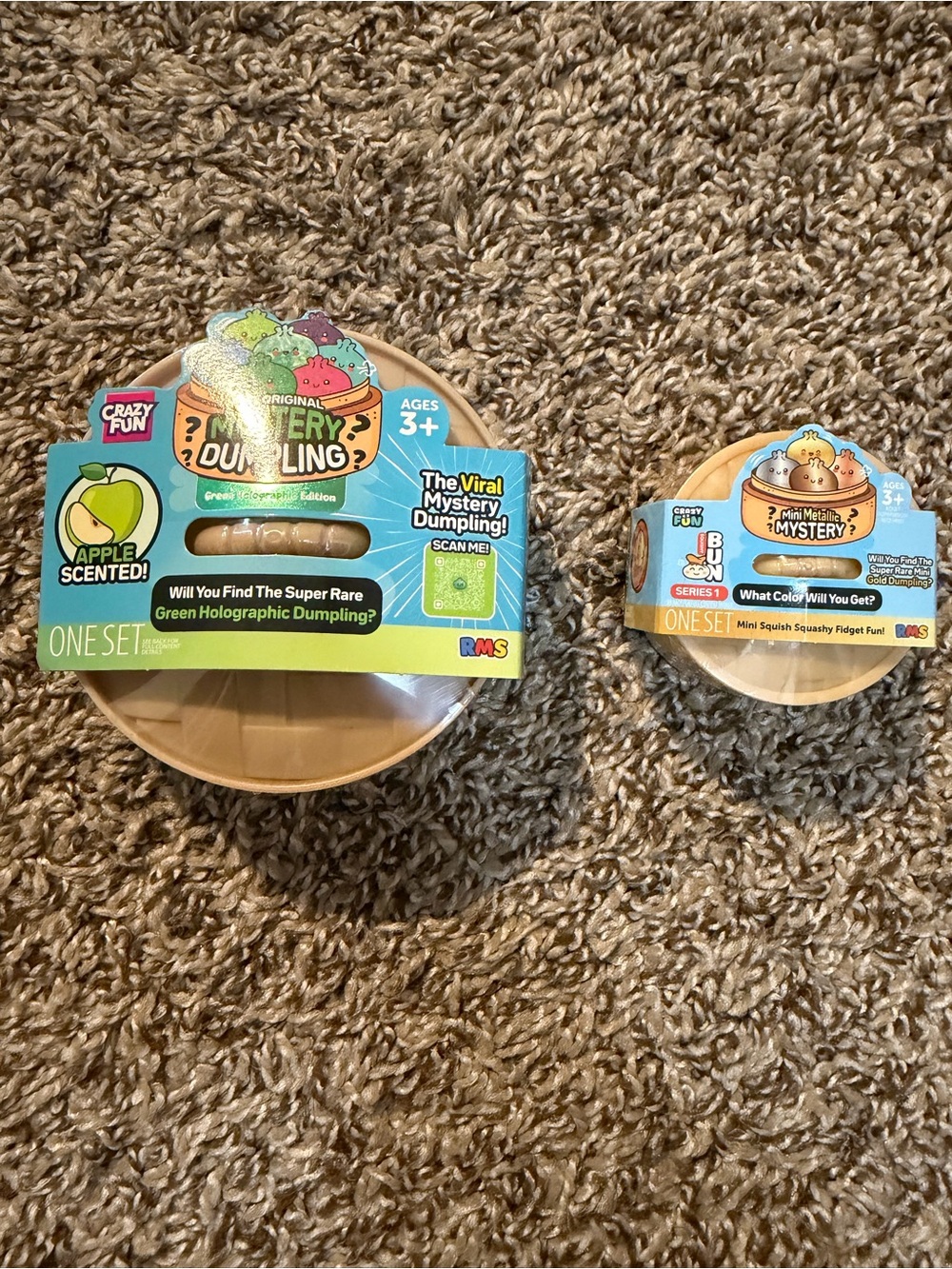 2 RMS Mystery Dumpling Green holographic + mini metallic edition
